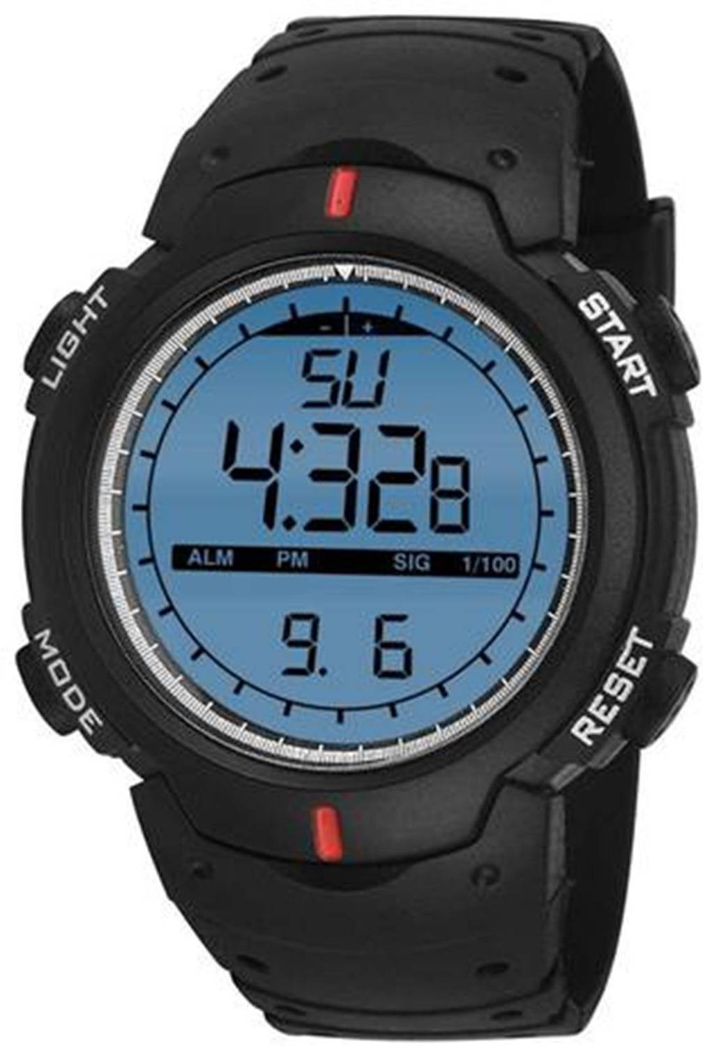 iSmart Smart Watches for Men/Digital Watch Smartwatch (Black Stra