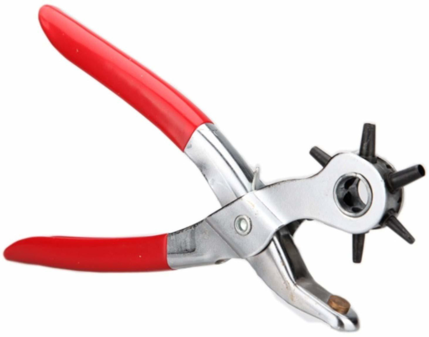 Image of Drunna Metal Belt Punching Machine with Multiple Hole Sizes Pliers Repair Tool /Multi-Tools for Leather Strap or Waist Belts Pincer Plier