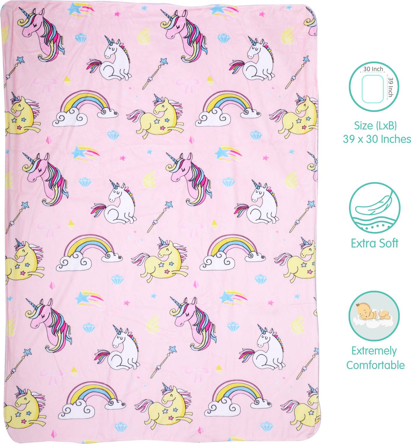1st Step Animal Single Fleece Blanket for Heavy Winter