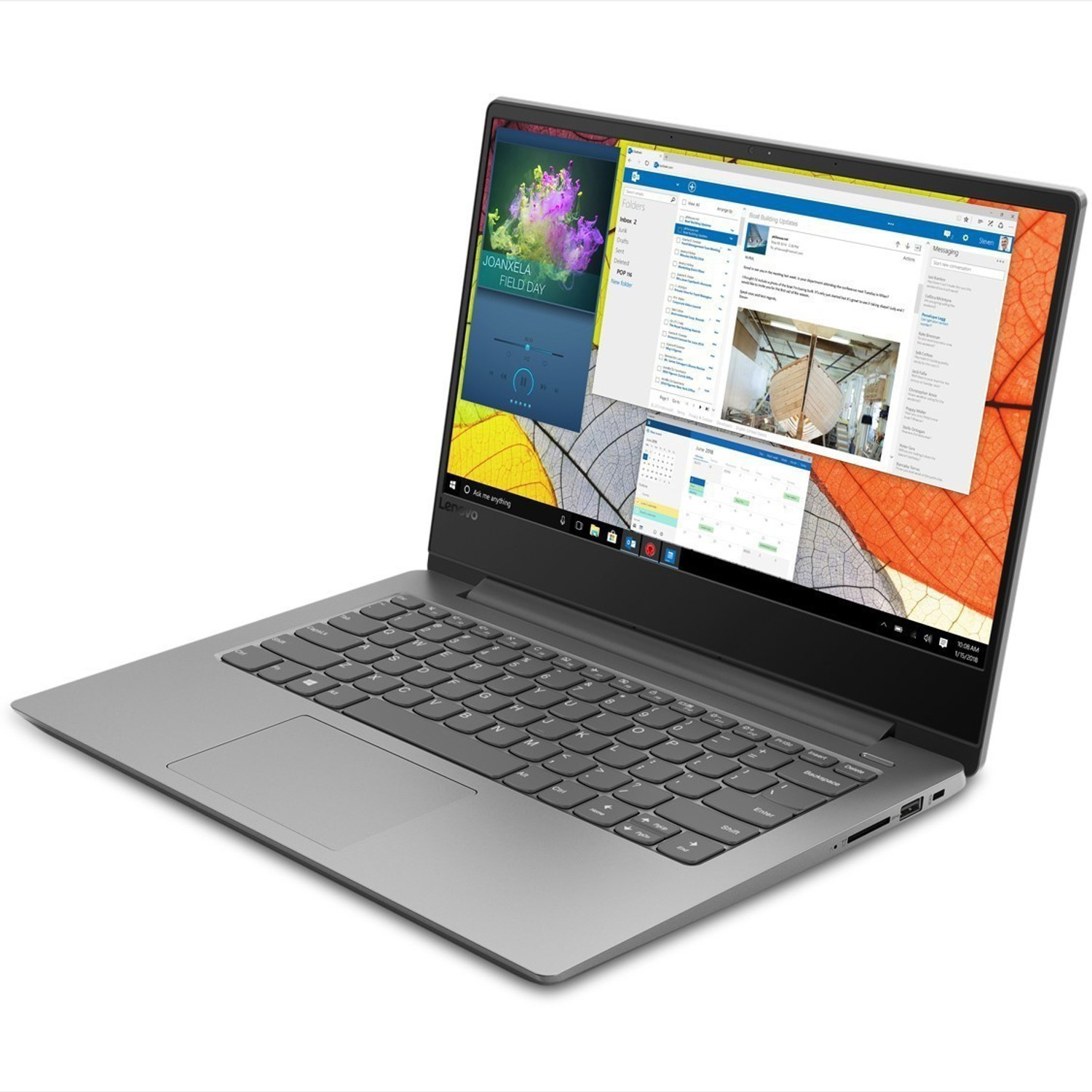 Image of Lenovo Ideapad 330s Intel Core i3 8th Gen 8130U - (4 GB /1 TB HDD /Windows 10 Home) 330S-14IKB Thin and Light Laptop