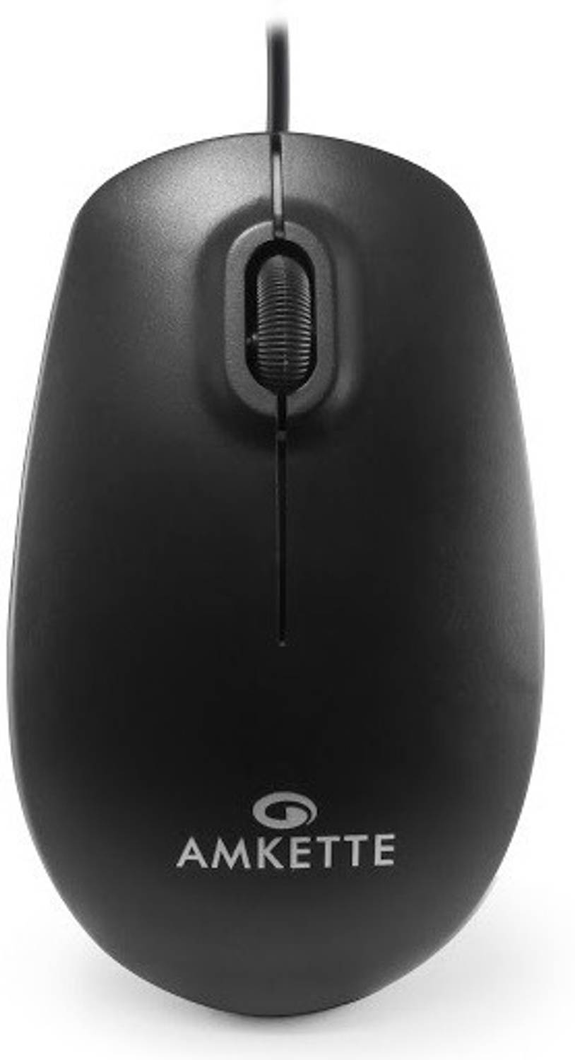 AMKETTE Kwik Pro 7 Wired Ambidextrous Optical Mouse