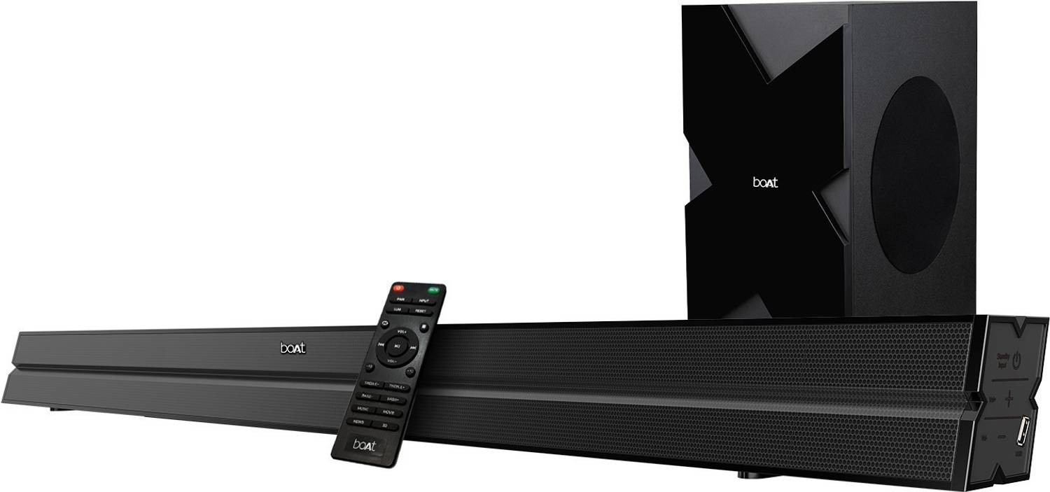 boAt Aavante Bar 2000 160 W Bluetooth Soundbar (Premium Black, 2.