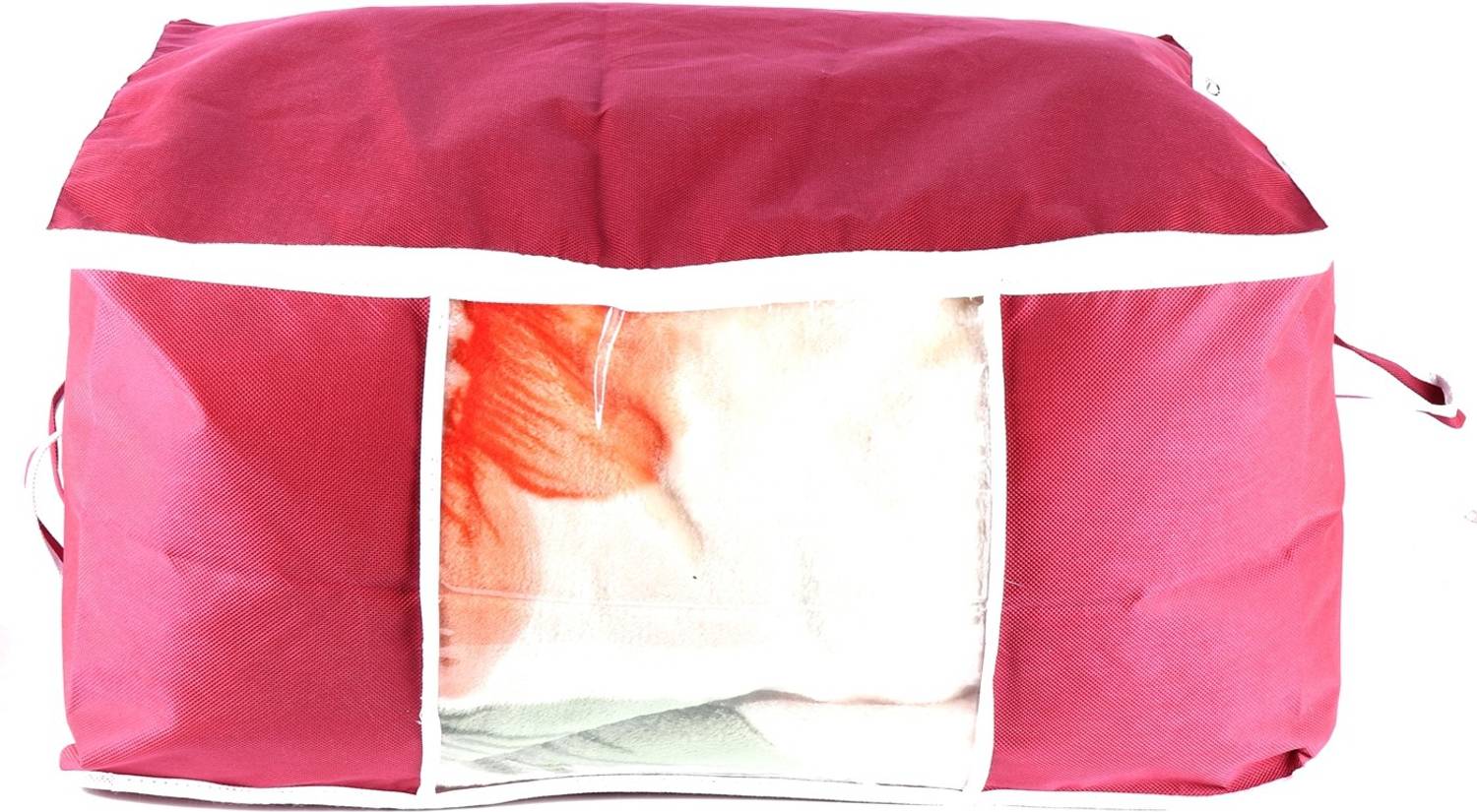 AARON INC Blanket Cover Designer Underbed Front Trasparent Storage Organizer Blanket Cover Bag AI2004B