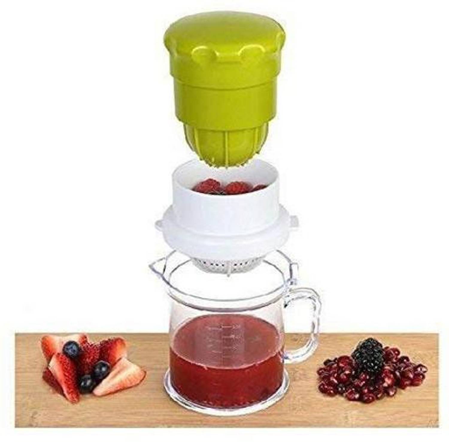 Avsar Plastic Plastic Hand Juicer 2 in One Orange & Grapes Multi Use Juicer Small Size Hand Juicer