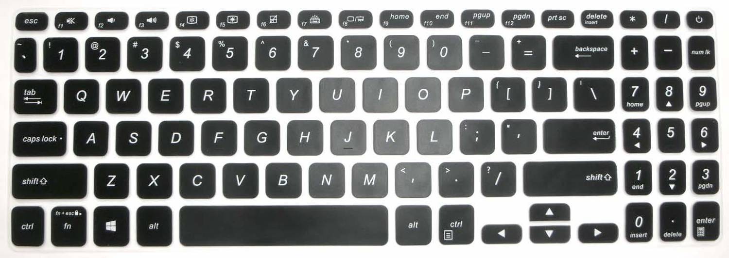 Saco S530 S530U S530UA S530UN F512DA F512FA X509FA X509FJ Laptop Keyboard Skin