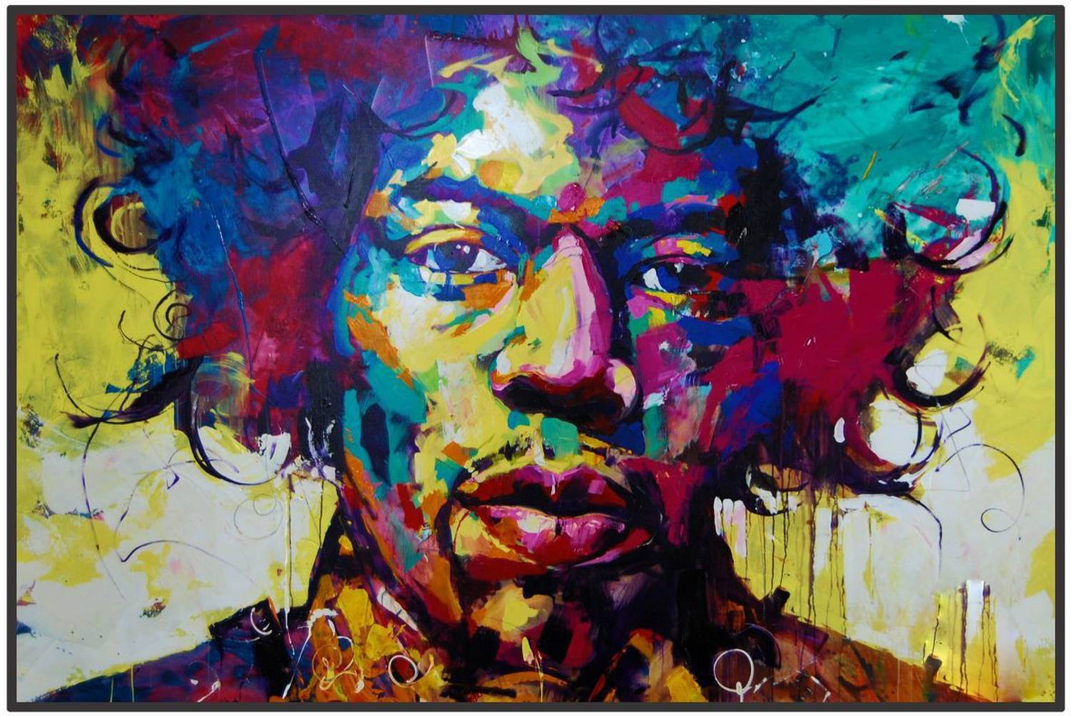 Bobs Marley Portrait Poster (Cover Area :- 13 X 19 inch) Paper Print