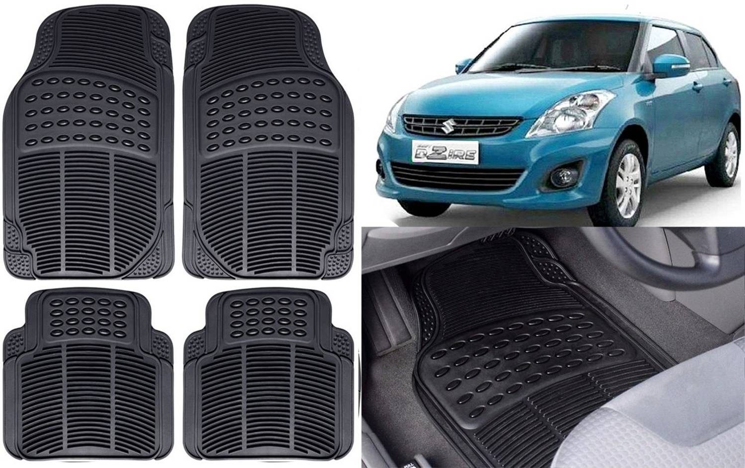 Auto Kite Rubber, PVC Standard Mat For Maruti Suzuki Swift Dzire