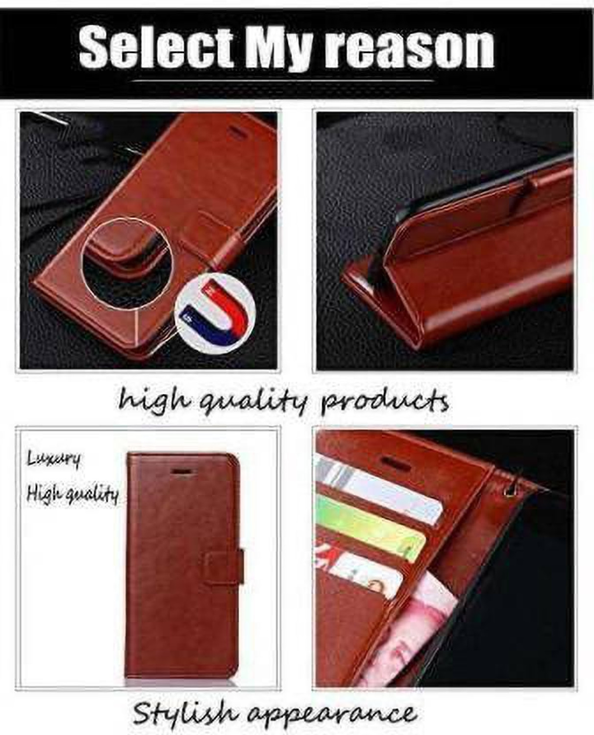Image of ValueShop Realme Narzo 10A, Realme Narzo 20A Leather Flip Cover