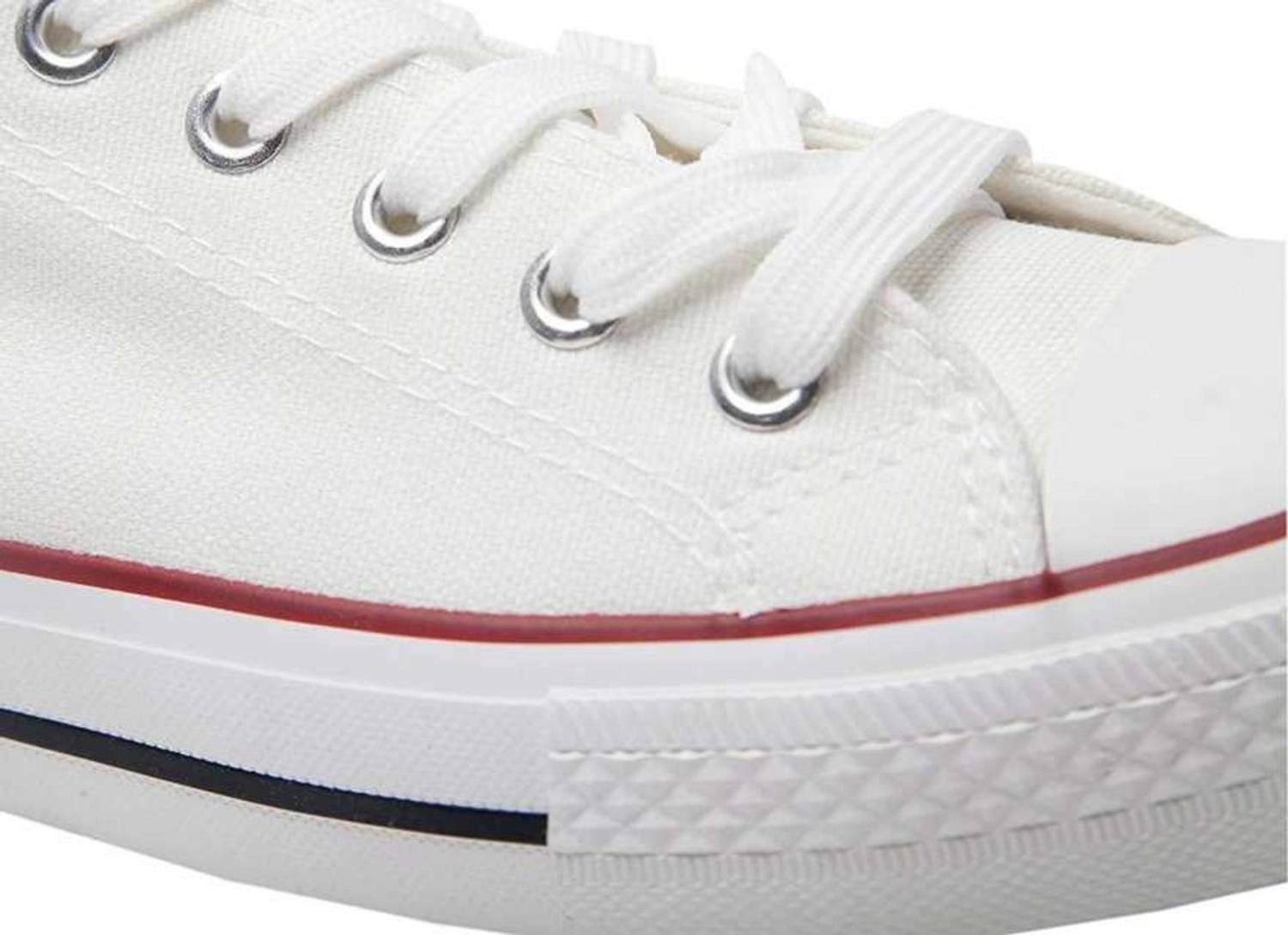 HOCKWOOD Lightweight Canvas Shoes for Men, White - Image 3