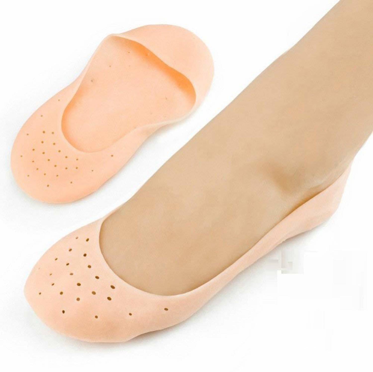 BKENTERPRISE7 Anti Crack Full Length Silicone Foot Protector Moisturizing Socks for Foot-Care Foot Support