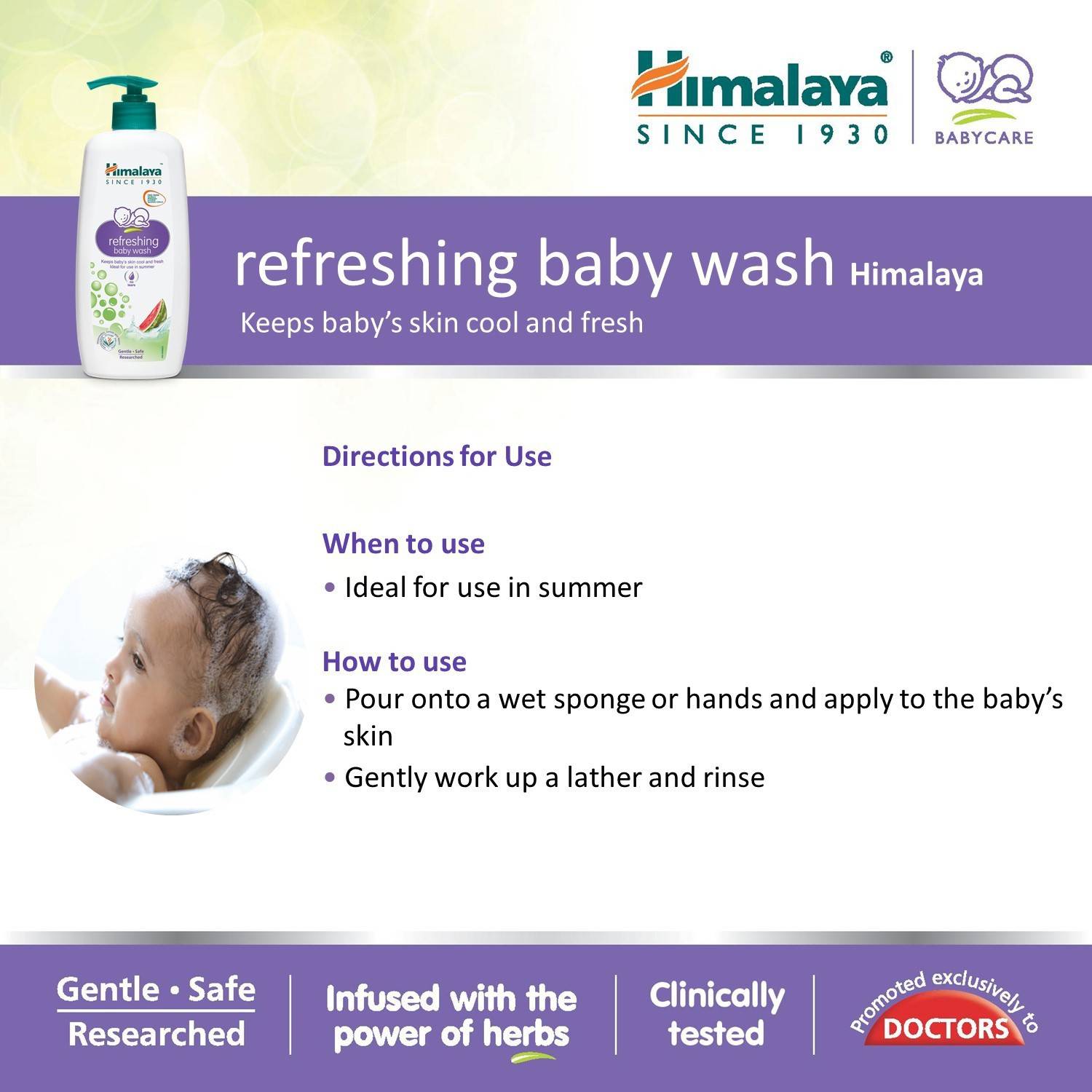 Himalaya Refreshing Baby Wash 400ml - Image 5