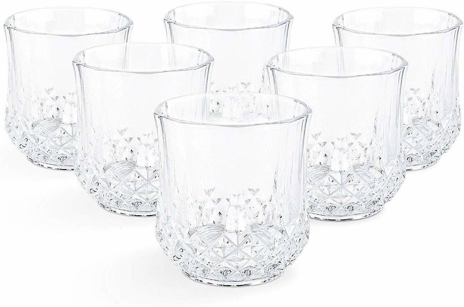 Bestaqua (Pack of 6) scotch glass set Glass Set Water/Juice Glass