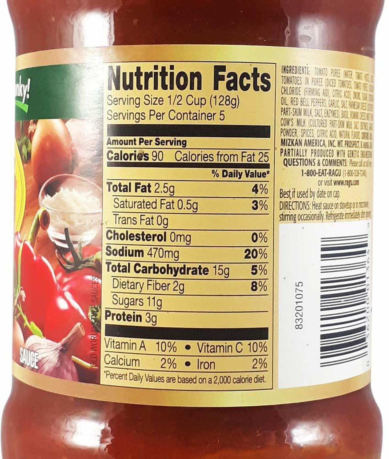 Image of Ragu Mama's Special Garden Pasta Sauce 680 gm Sauce