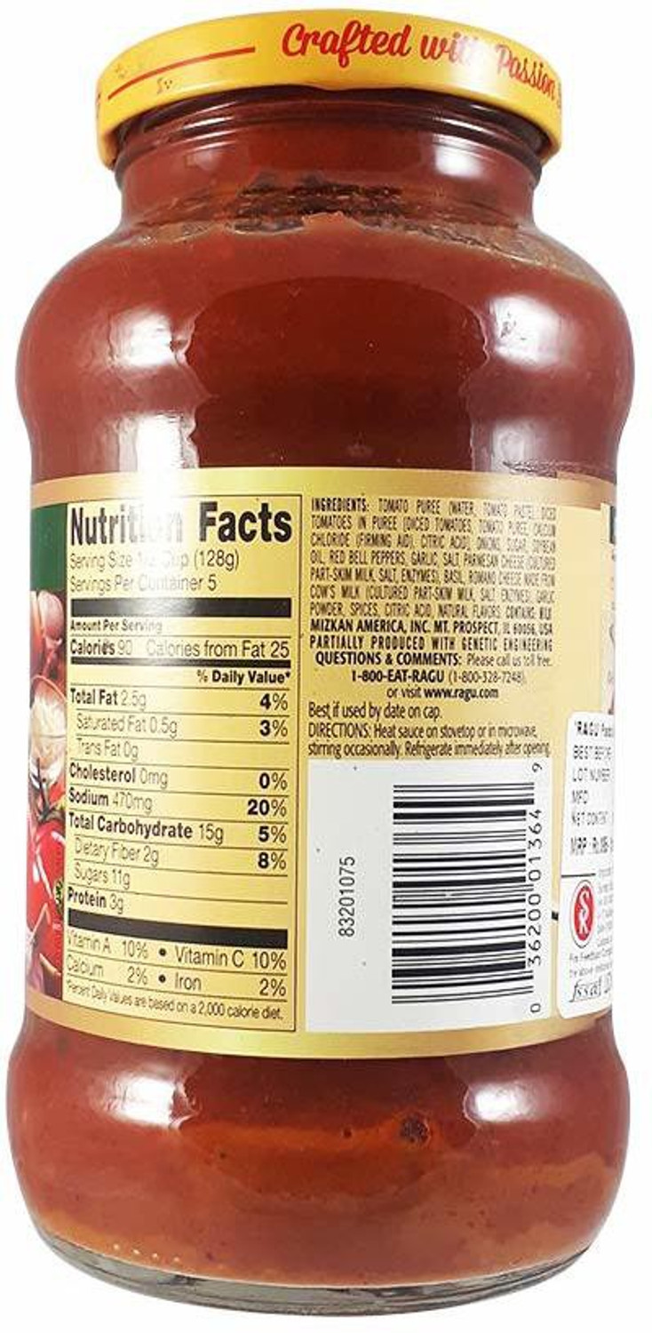 Image of Ragu Mama's Special Garden Pasta Sauce 680 gm Sauce
