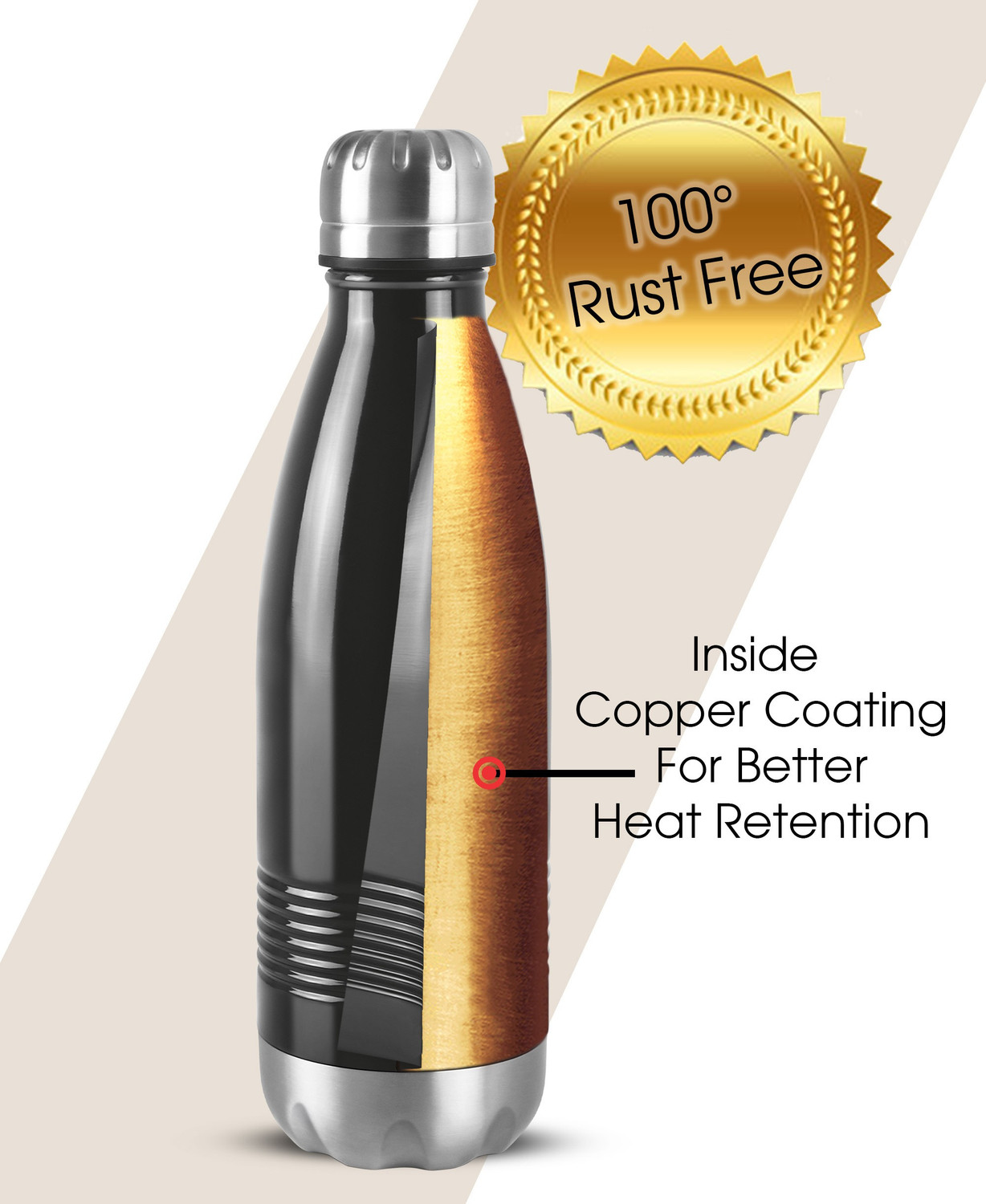 Image of MILTON New Duo Dlx 500 500 ml Steel Flask