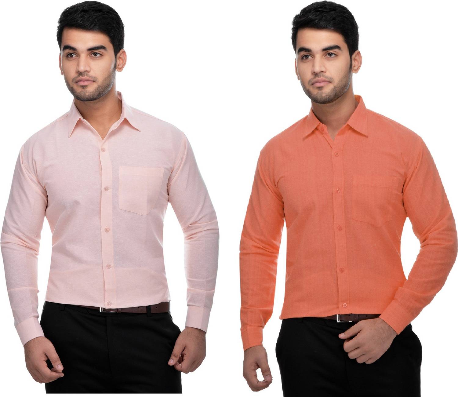 DESHBANDHU KHADI Men Solid Formal Multicolor Shirt