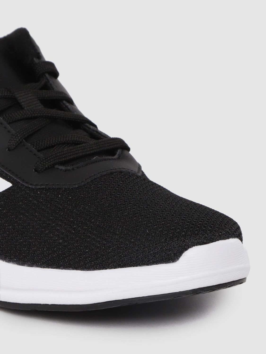 Image of ADIDAS Men Black Rush Solid Running Shoes Running Shoes For Men