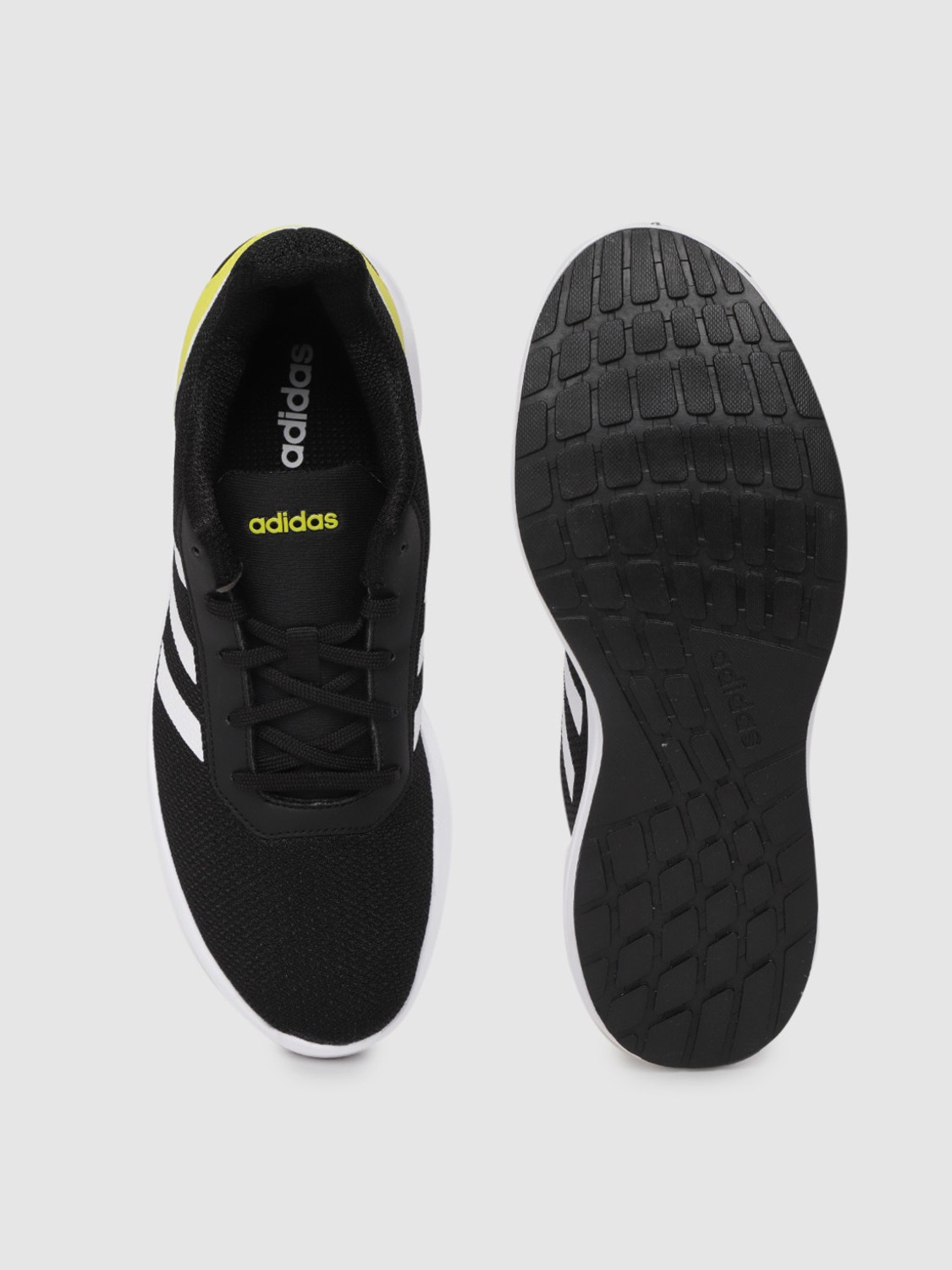 Image of ADIDAS Men Black Rush Solid Running Shoes Running Shoes For Men