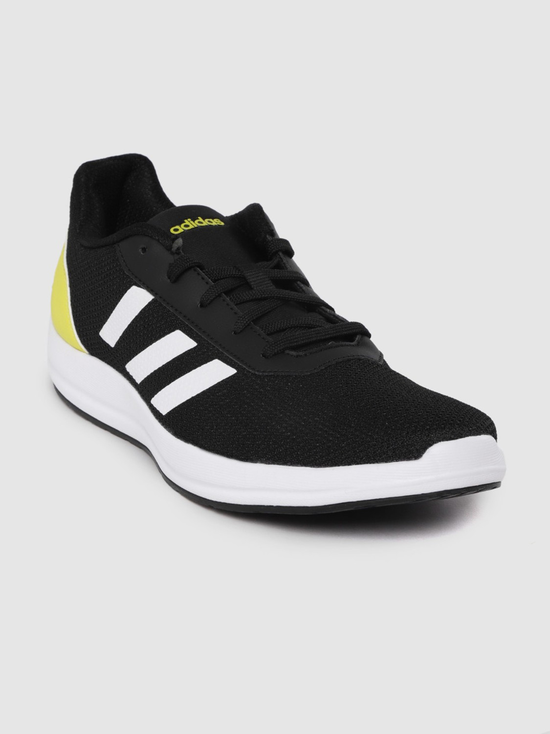 Image of ADIDAS Men Black Rush Solid Running Shoes Running Shoes For Men