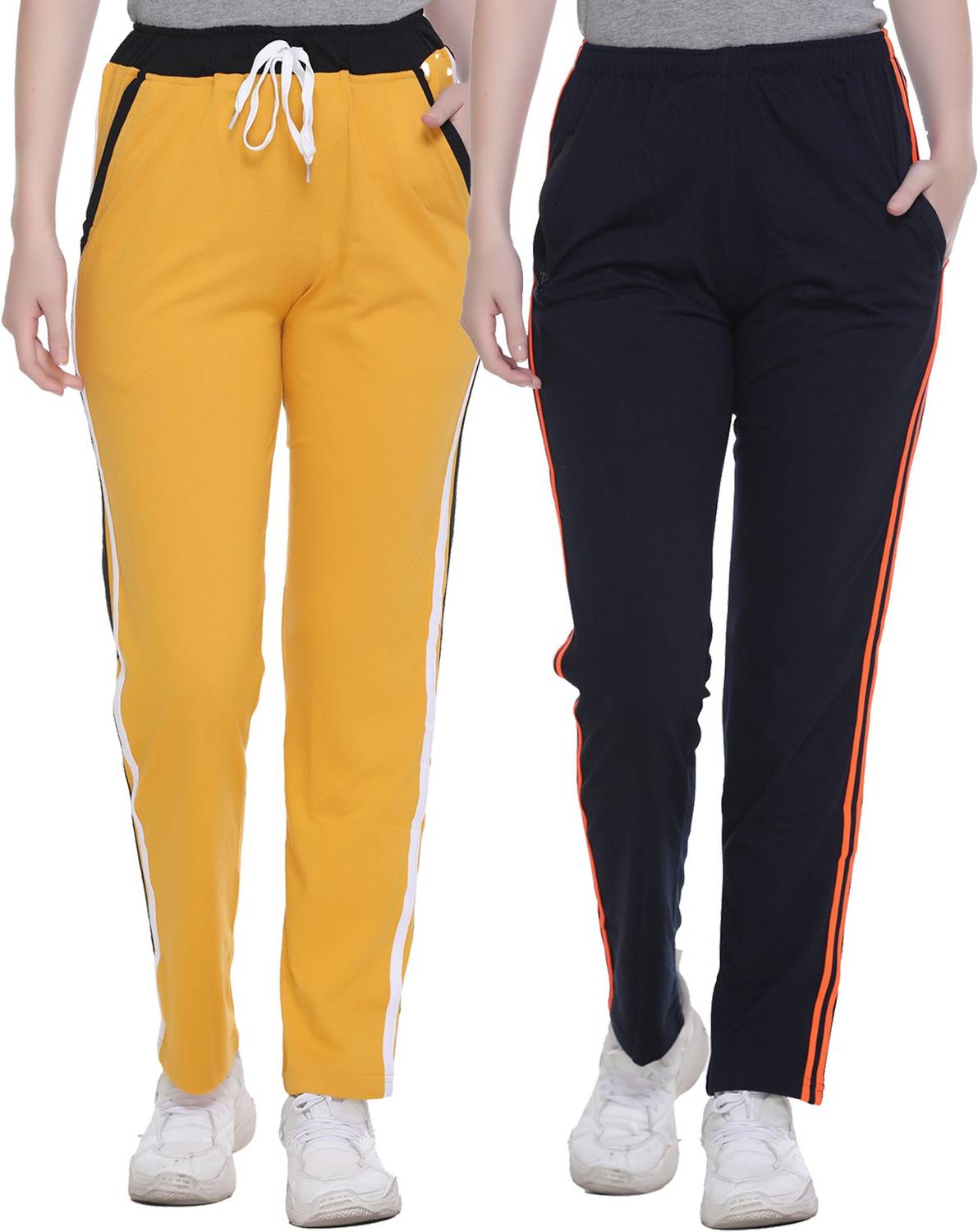 69GAL Solid Women Multicolor Track Pants