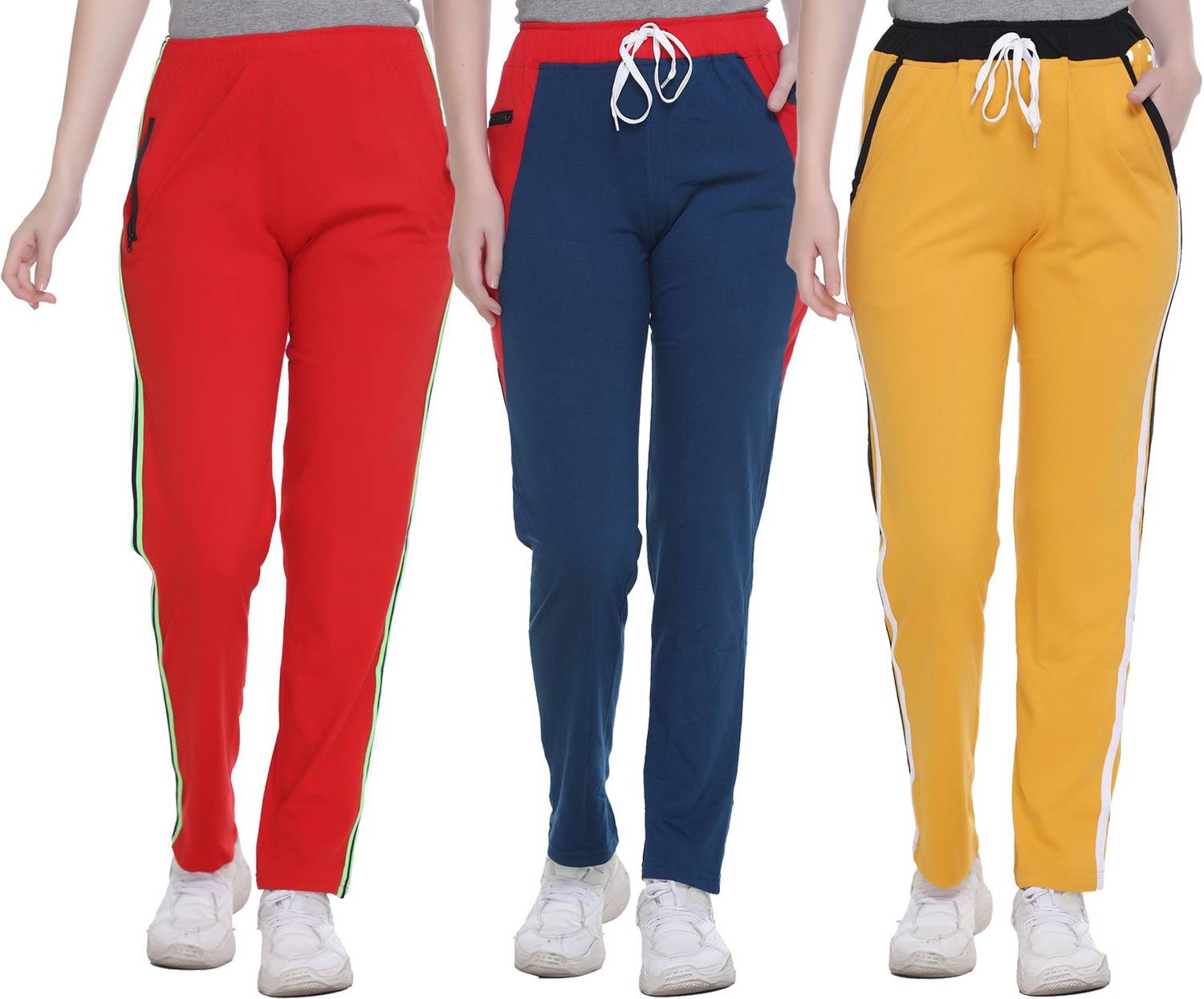 69GAL Striped Women Multicolor Track Pants