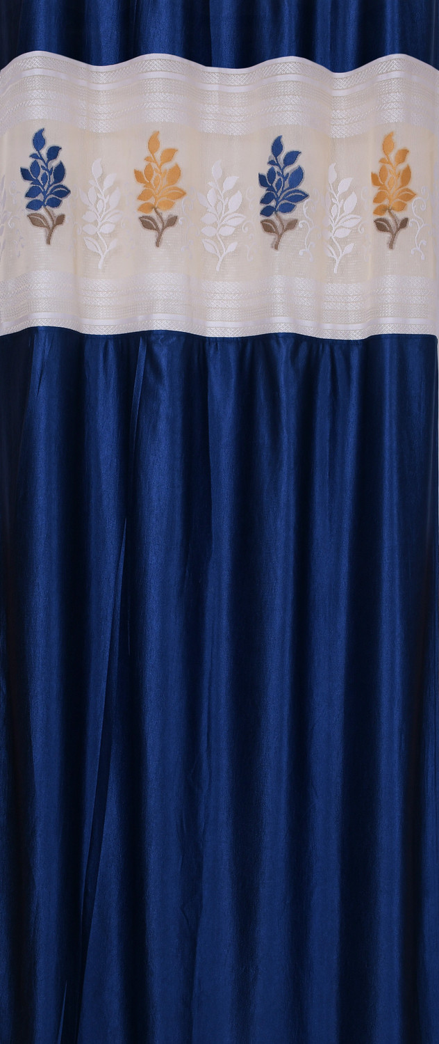Image of Homefab India 244 cm (8 ft) Long Door Polyester Semi Transparent Curtain (Pack Of 2)