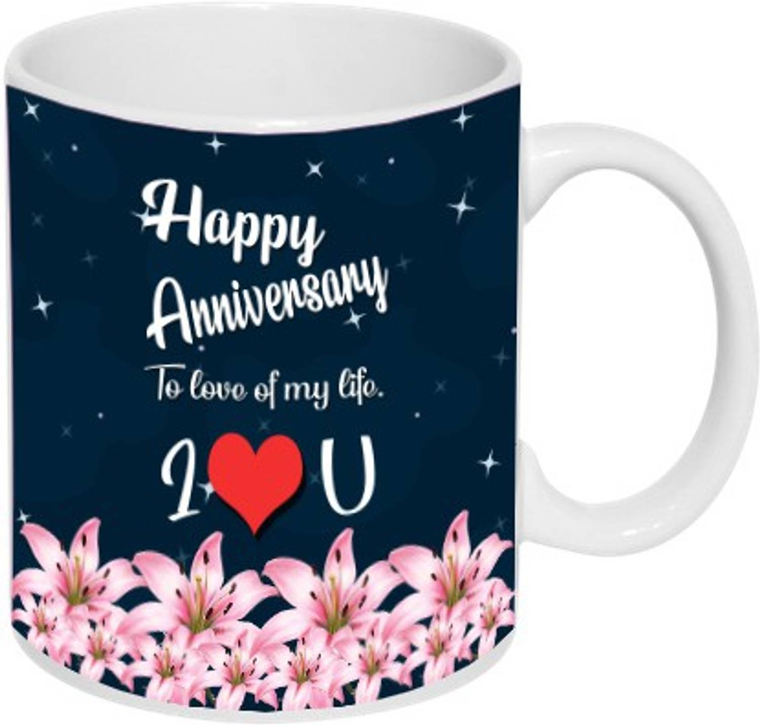 AMKK Anniversary Gift Set for Boyfriend, Girlfriend, Husband, Wife, Fiance & Fiancee,Father & other SM- A500 Ceramic Coffee Mug