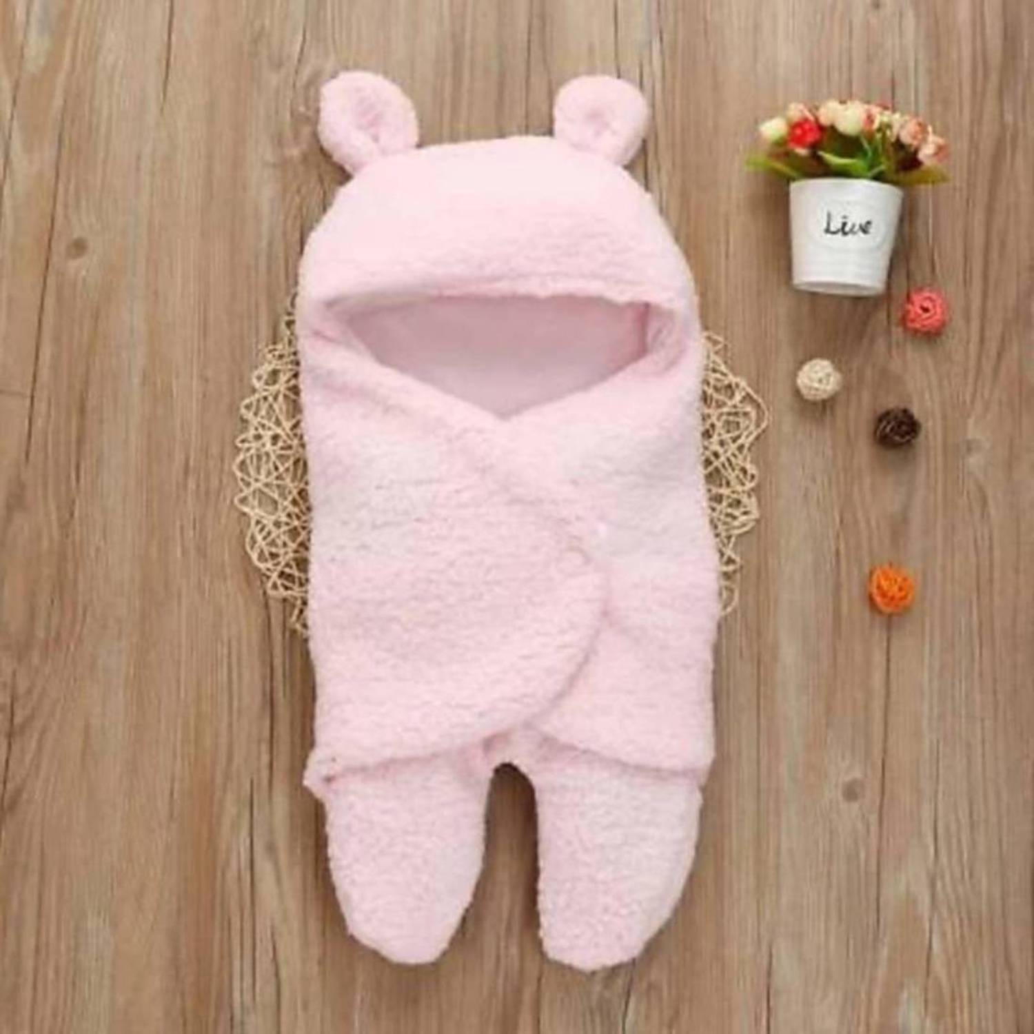 BRANDONN All Season Premium Supersoft New born Sleeping Bag Cum Wrapper Cum Baby Blanket Sleeping Bag