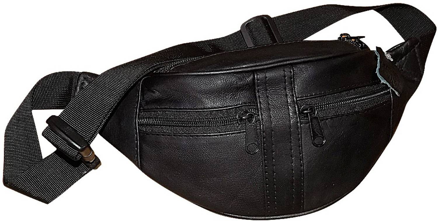 Style 98 Genuine Leather Travel Money Pouch for Men and Women