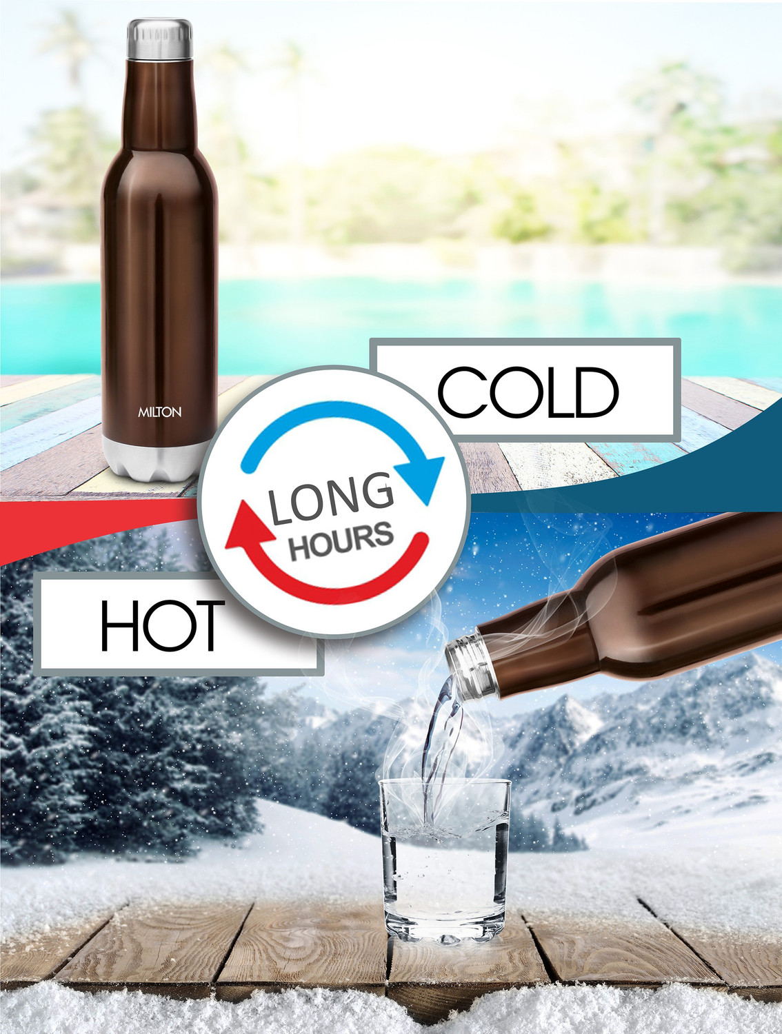 Image of MILTON Pride 900 820 ml Steel Bottle