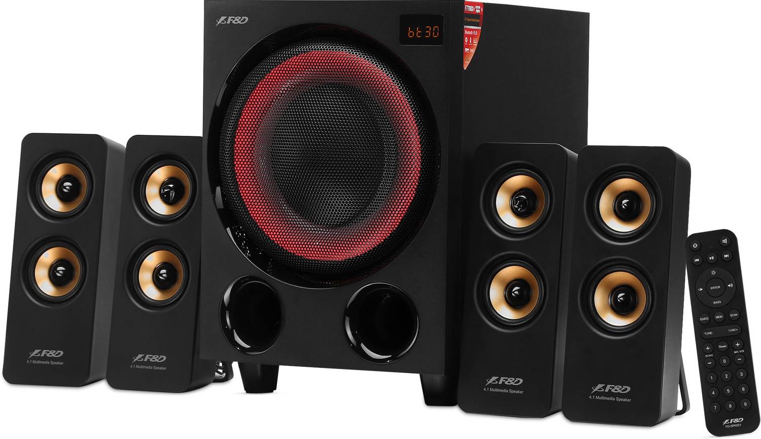 Buy F&D F7700X 80 W Bluetooth Home Theatre Online from Flipkart.com