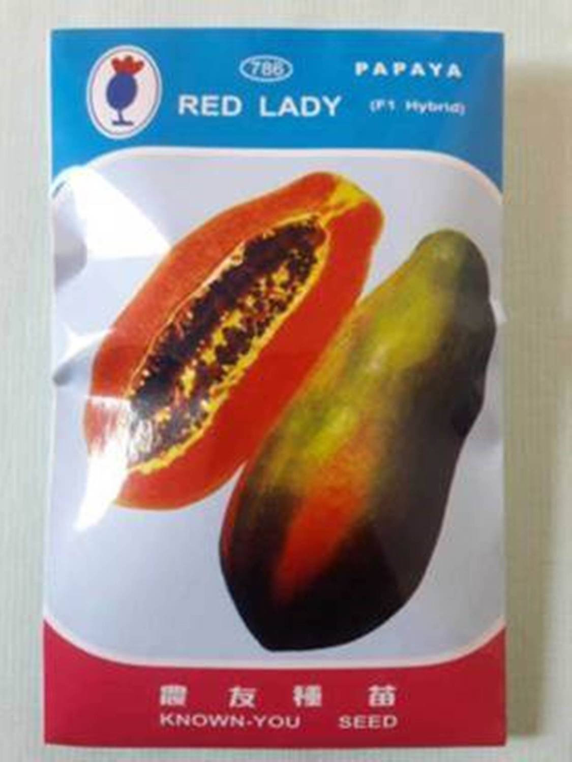 Arlo Red Lady 786 Papaya Taiwan Seeds F1 Hybrid Seed (450 Gram Seeds ) Seed