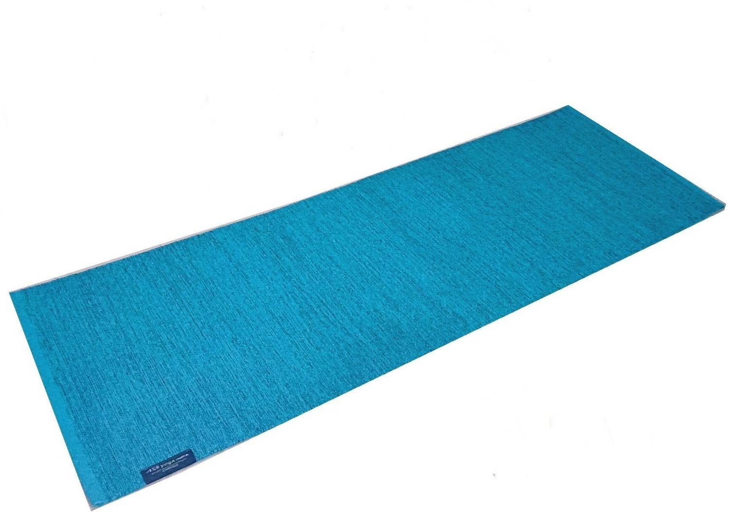 ASE YOGA INDIA 100 % COTTON YOGA MAT SWEAT ABSORBENT TEXTURE Blue 5 mm Yoga Mat