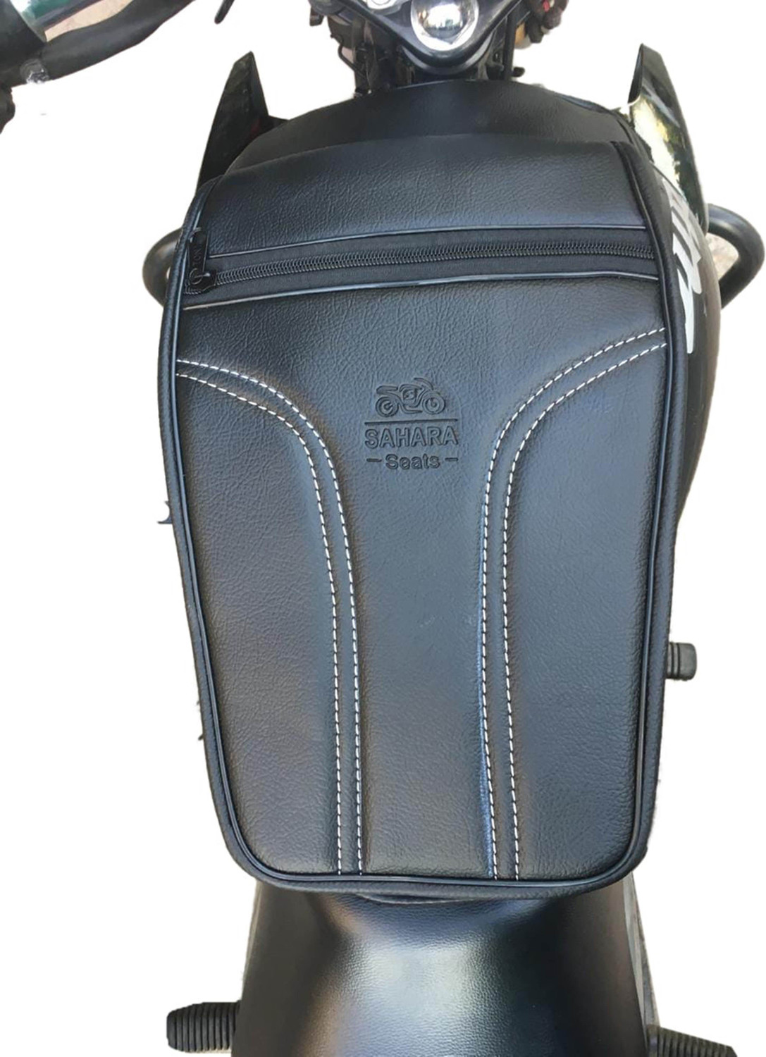 Image of Sahara Seats CB Unicorn Tank Cover All Models /150 /160 Strap Honda Unicorn, CB Bike Tank Cover