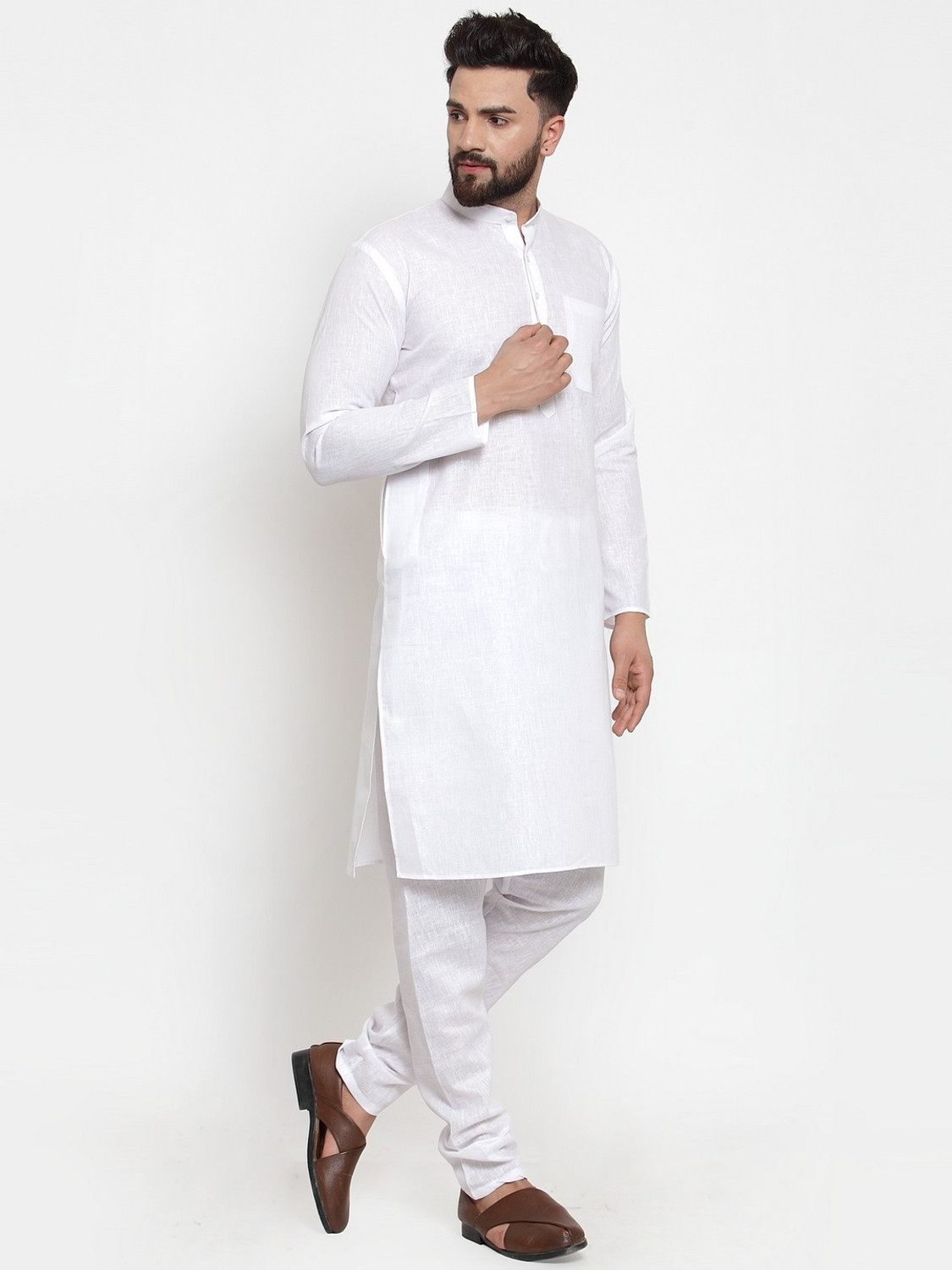 Image of Jompers Men Kurta Churidar Set