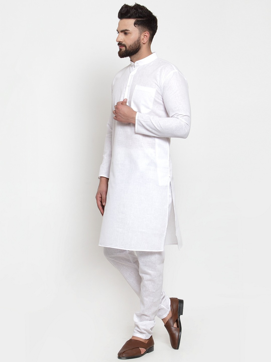 Image of Jompers Men Kurta Churidar Set
