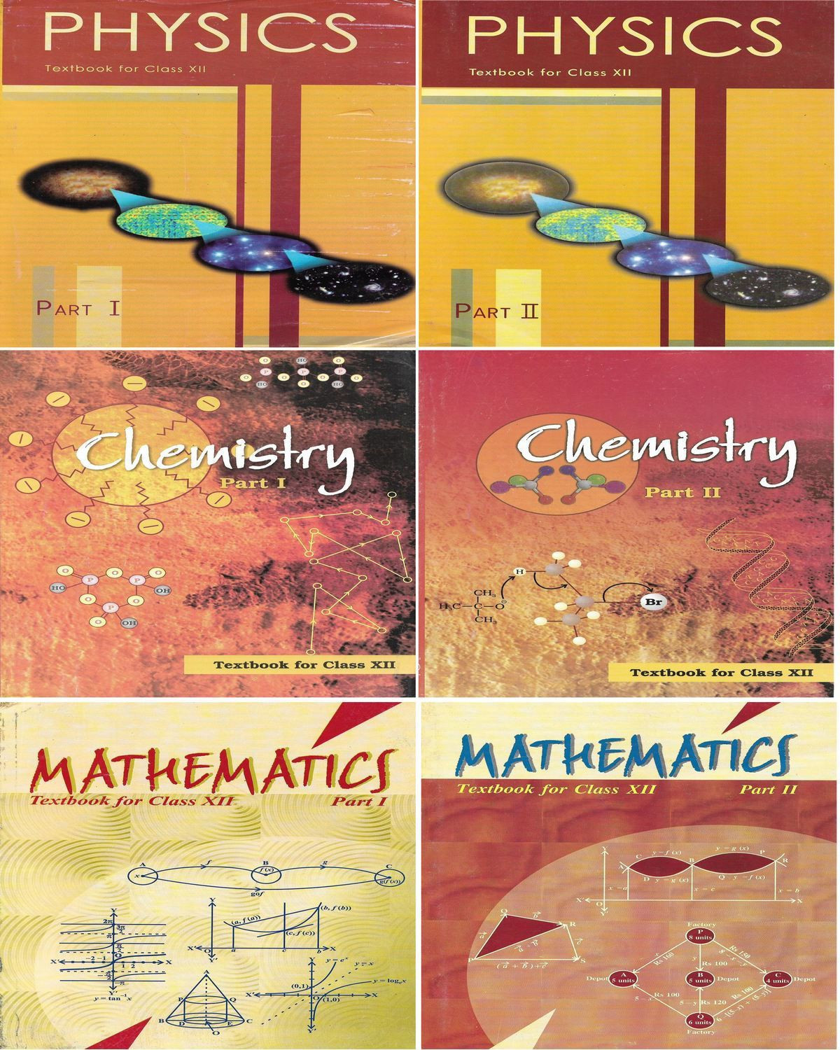 Image of Class 12th NCERT BOOKS Physics Chemistry Mathematics 6 BOOKS PAPERBOOK, SANJAY, NEERAJ, VARUN|New Edition For 2025-2026