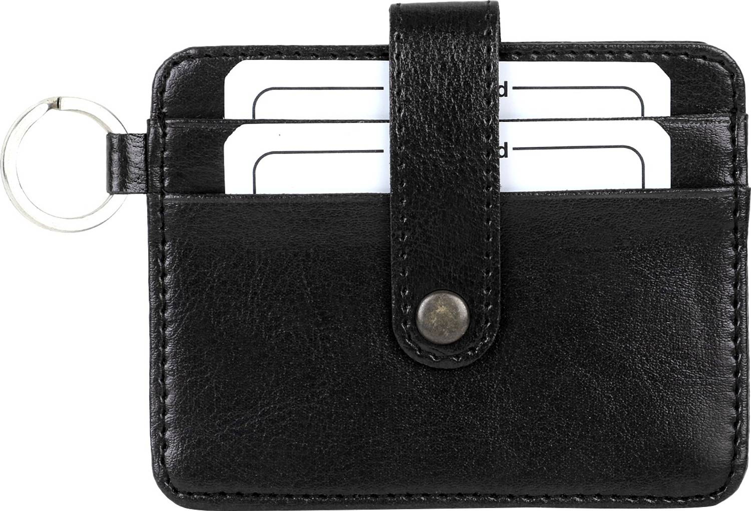 Bagneeds Men Black Artificial Leather Card Holder