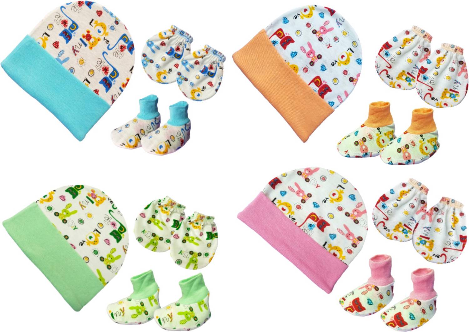 BRANDONN Baby Boys & Baby Girls Party(Festive) Mitten Socks