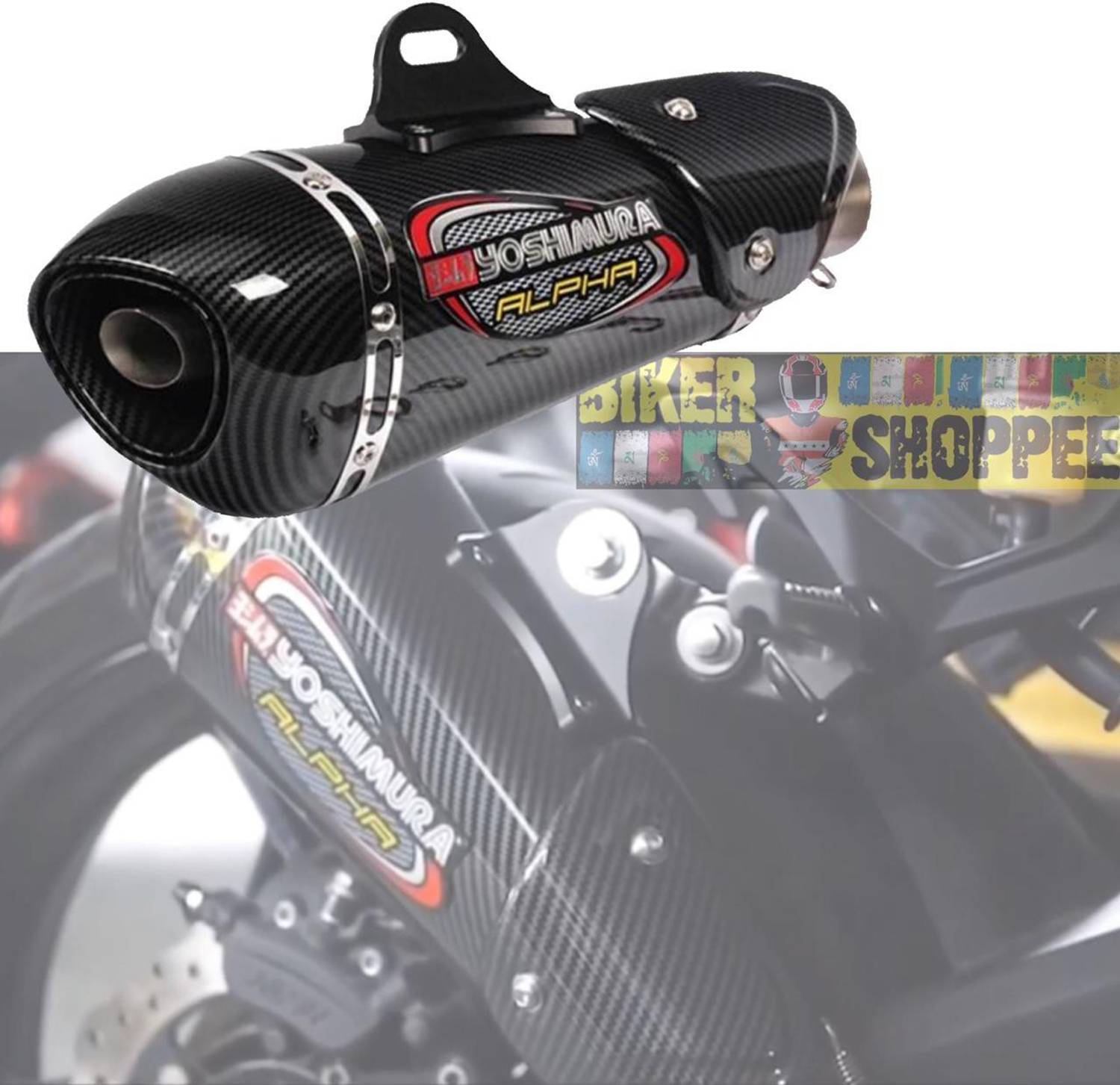 BIKER Yoshimura Alpha Universal Bike Exhaust - Image 2