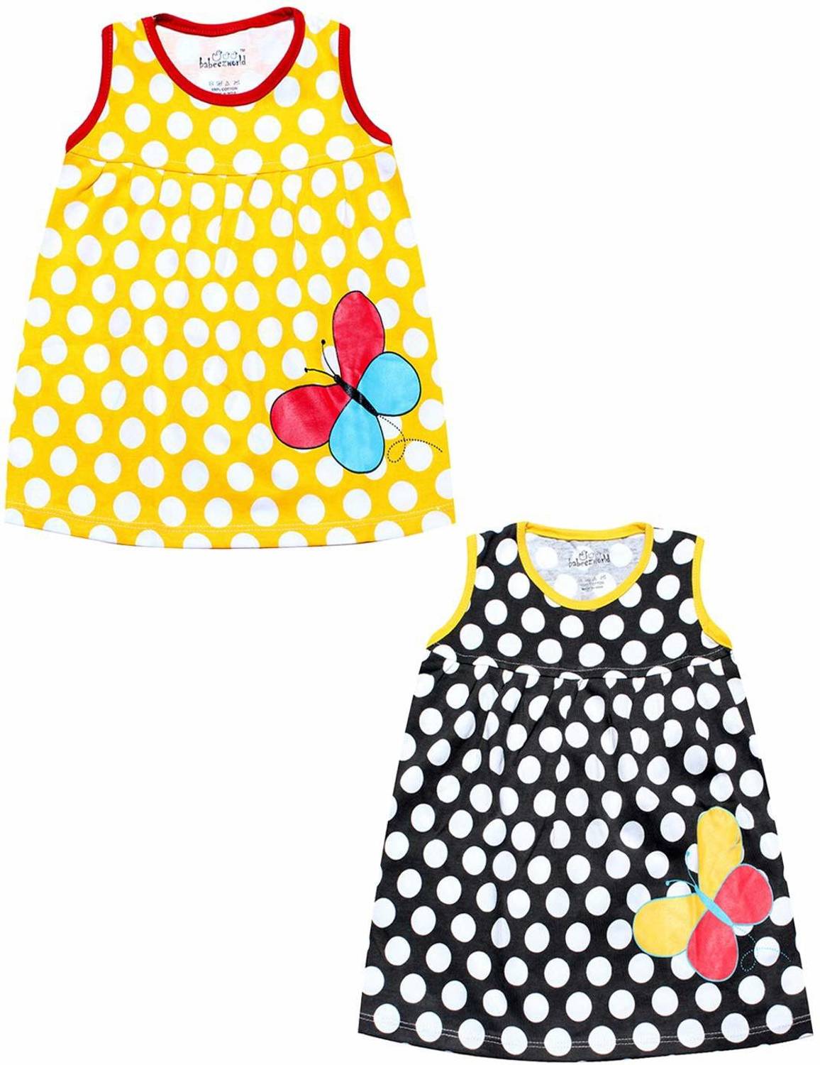 babeezworld Girls Mini/Short Casual Dress