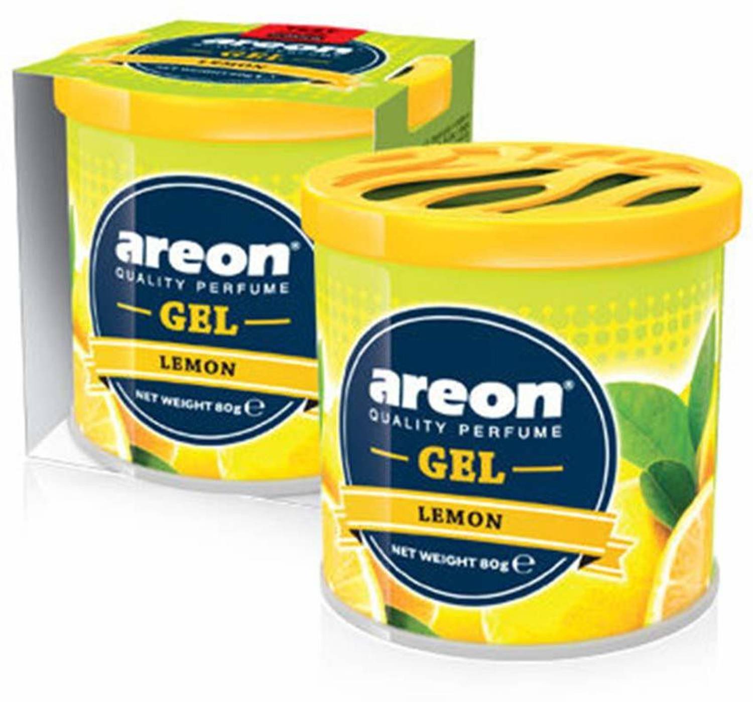 areon Lemon Car Perfume Car Air Freshener Diffuser Gel Can