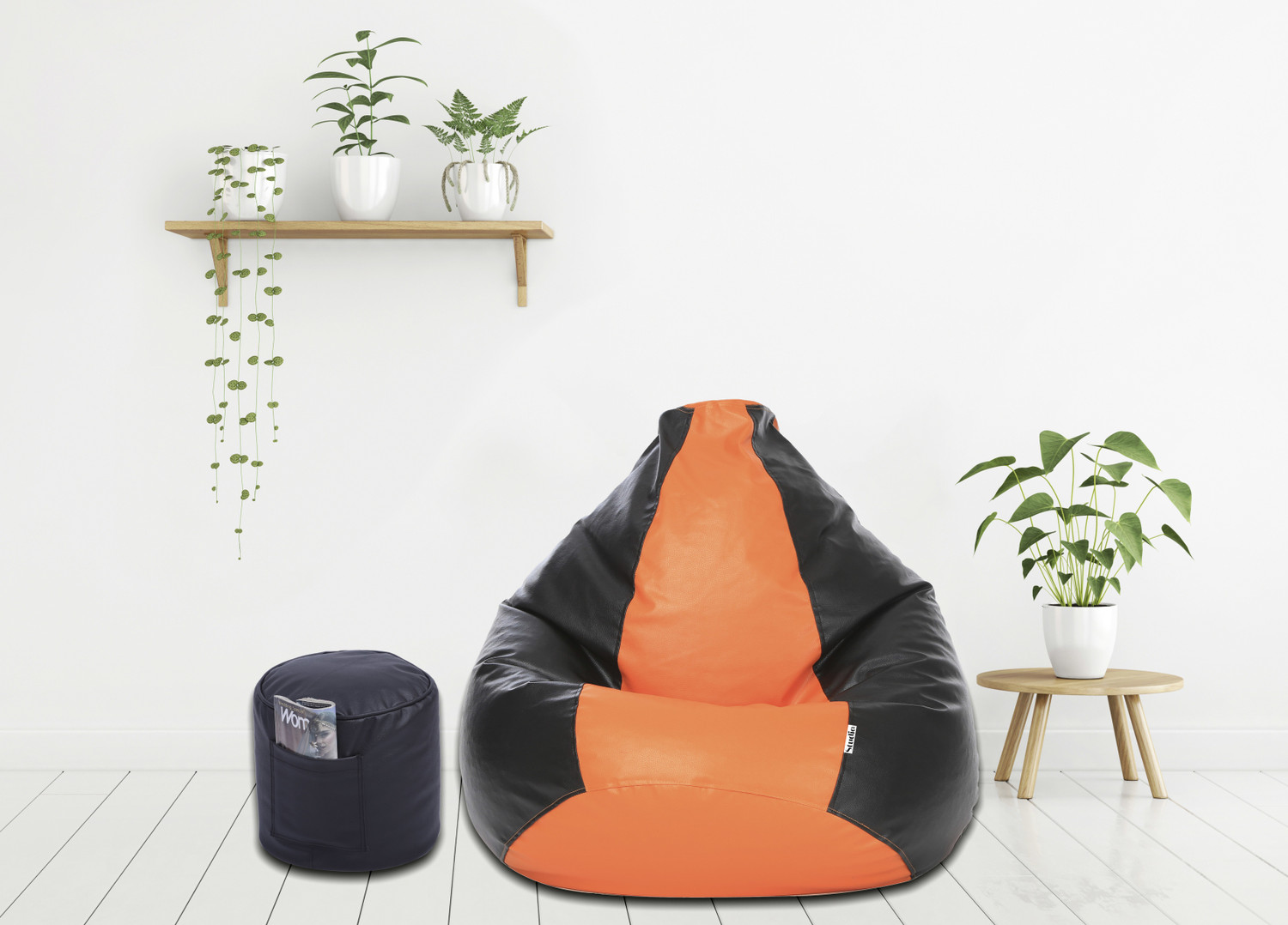 Image of Flipkart Perfect Homes Studio XL Tear Drop Bean Bag Cover (Without Beans)