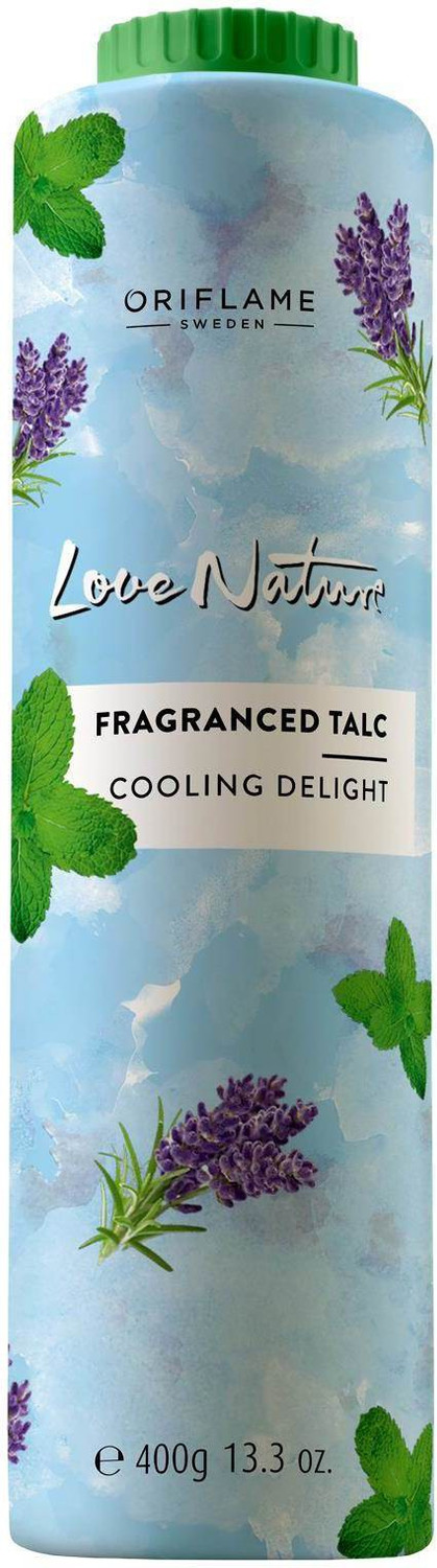 Image of Oriflame Love Nature Fragranced Talc Cooling Delight