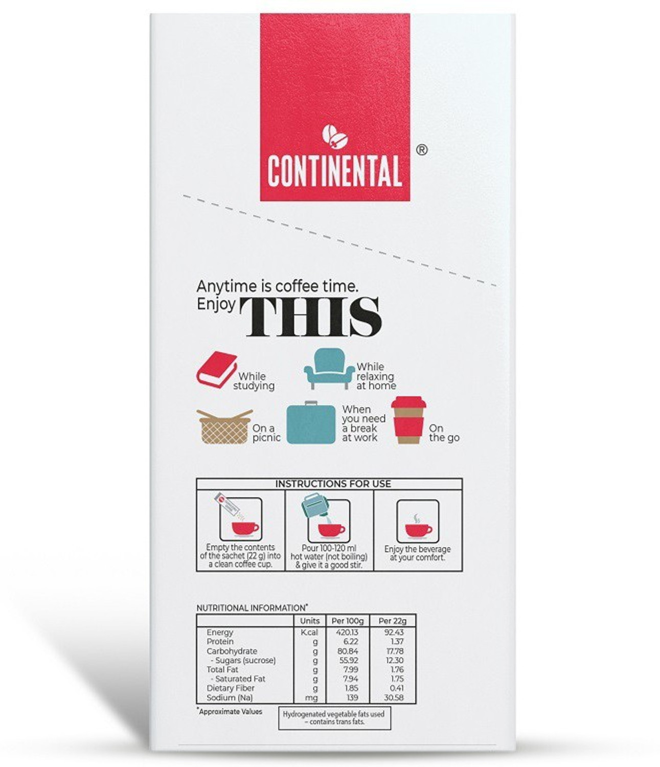 Image of Continental THIS Cappuccino 3 in 1 Premix Instant Coffee
