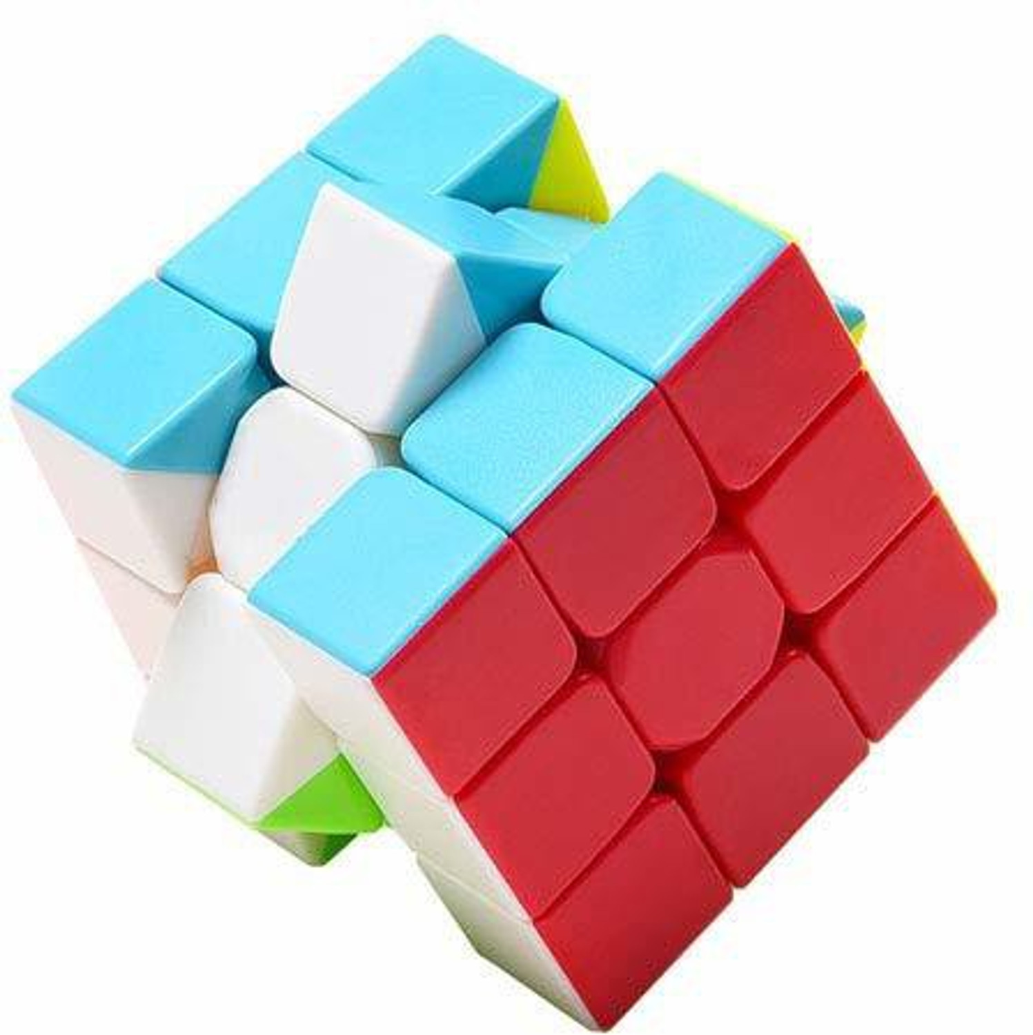 Image of D ETERNAL High Speed Stickerless 3x3x3 QiYi Warrior Speed Cube Magic Puzzle Cube