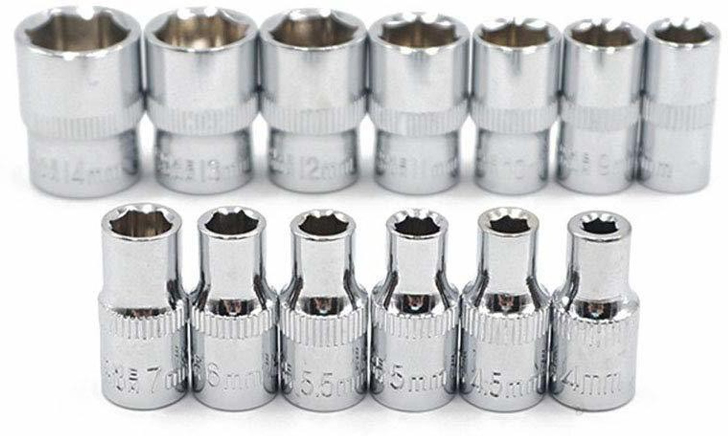 Image of ATOOLS 46Pcs 1 /4 inchinch Ratchet Socket Spannar Set with Extension Rod and Carry Box for Automobiles /Bike /Car Repair Tools Kit Vehicle Tool Kit