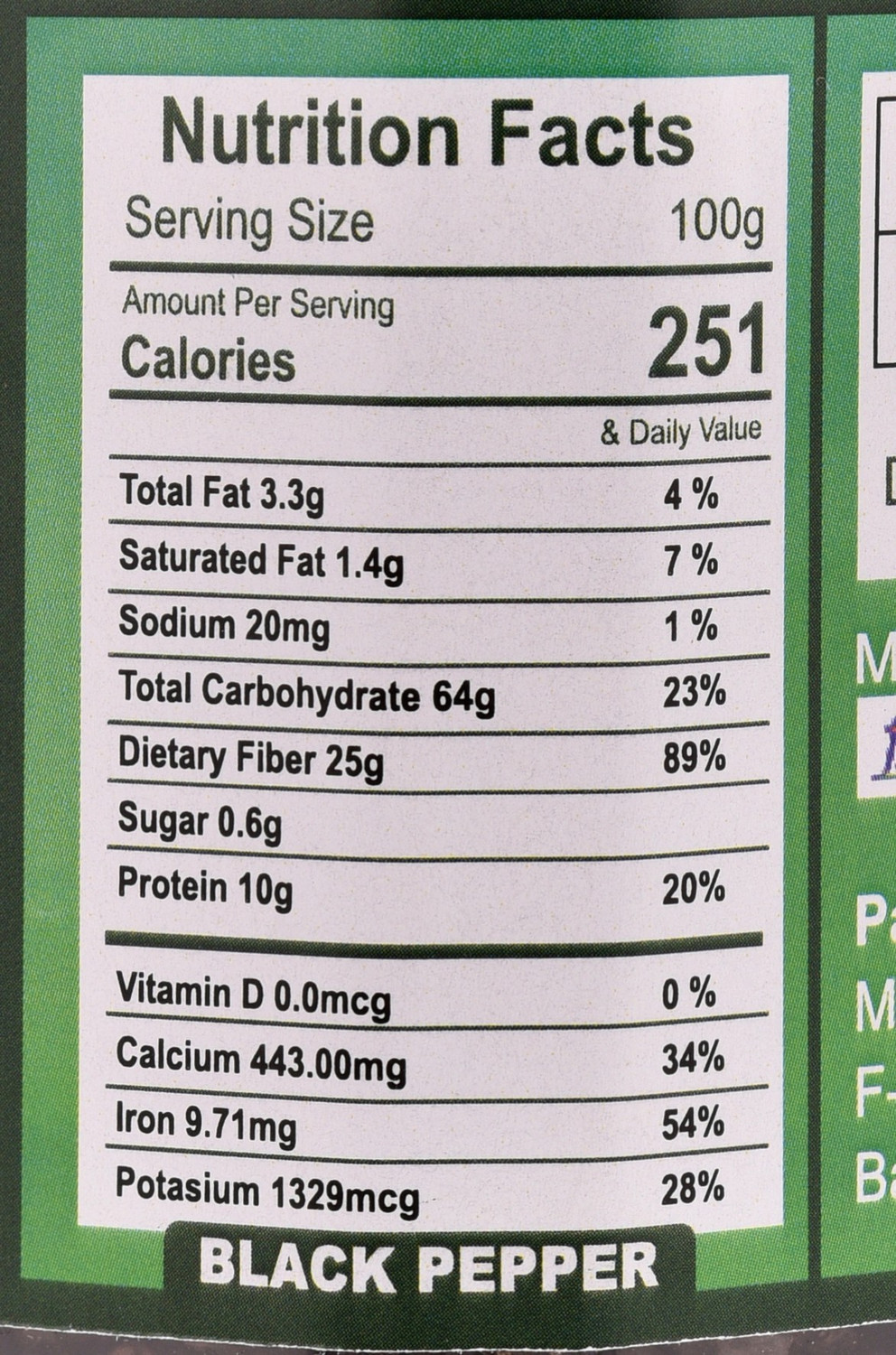 Image of NUTRI MIRACLE BLACK PEPPER