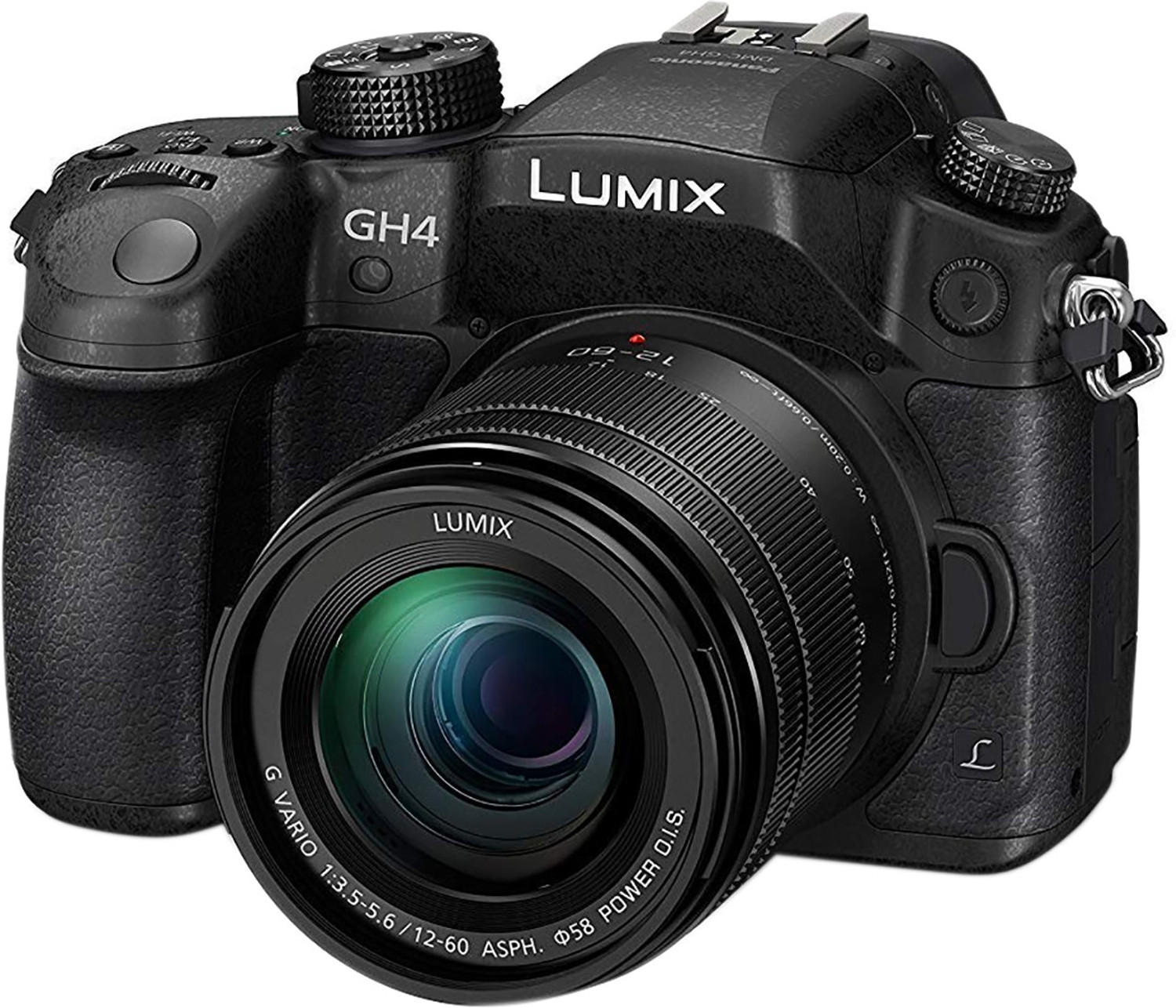 Image of Panasonic Lumix DMC-GH4 Mirrorless Camera Body with 12-60mm Lens
