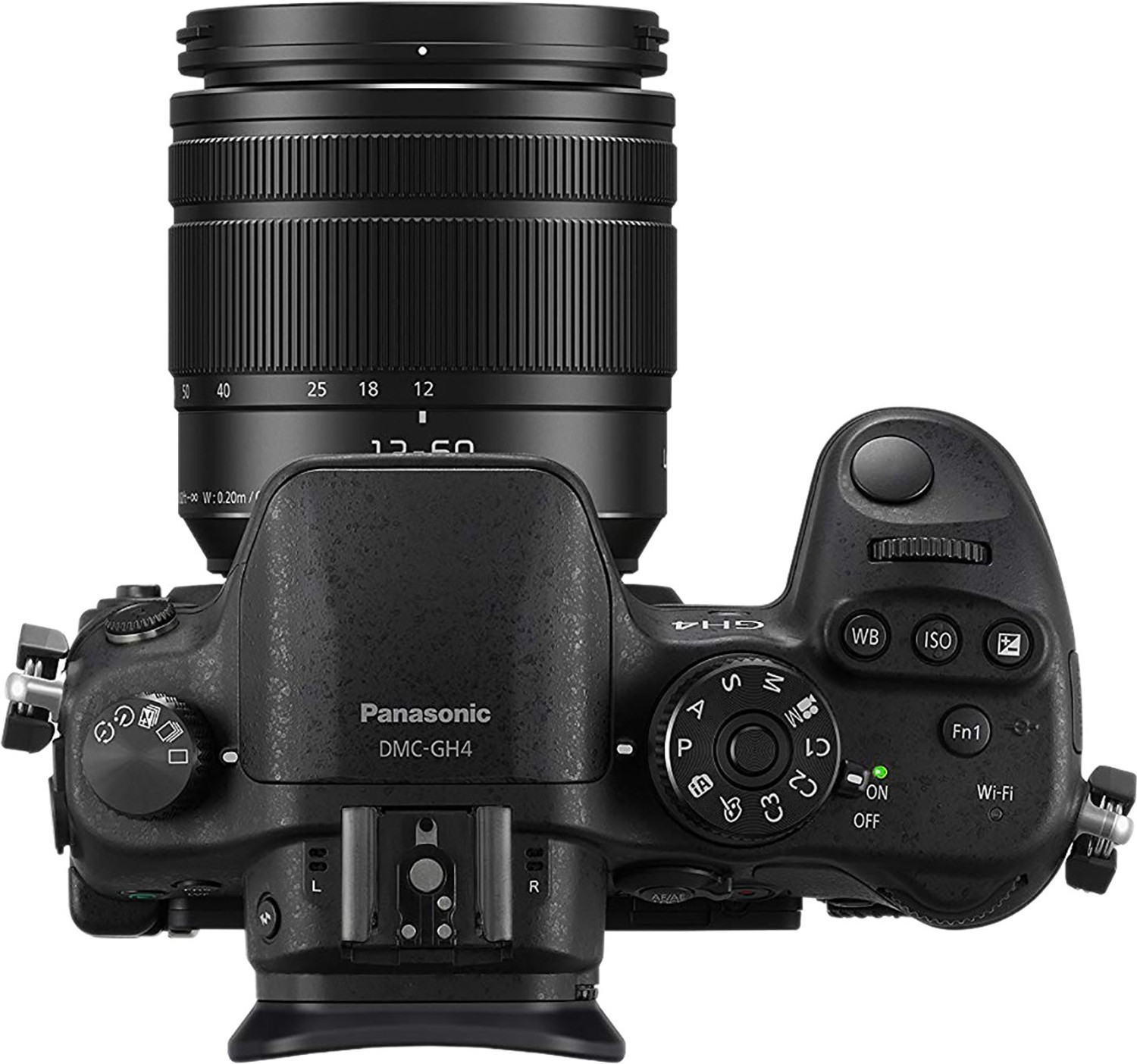 Image of Panasonic Lumix DMC-GH4 Mirrorless Camera Body with 12-60mm Lens